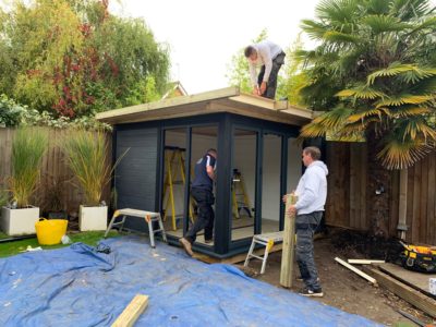 Garden Room In Derby, Nearing Completion Copy